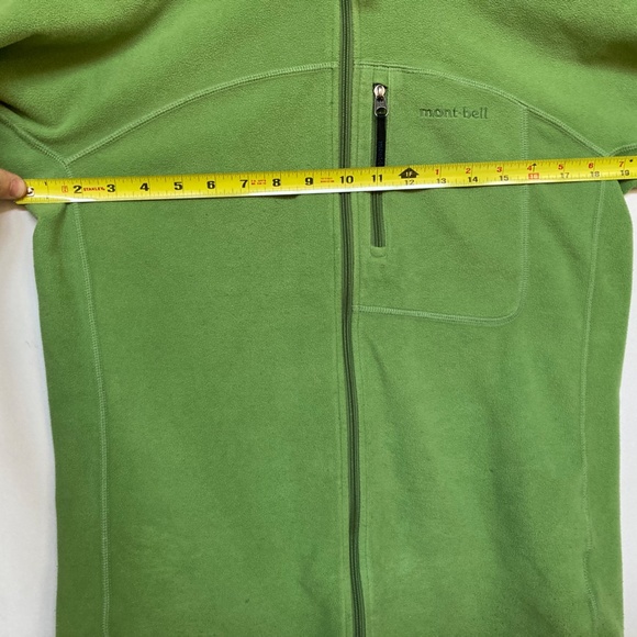 Mont-Bell Chameece, Light green, full-zip fleece Jacket, S / M - Picture 4 of 5